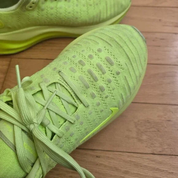 NikeInfinity RN 'Volt Barely Volt' yellow monochrome sneakersMENS 11
